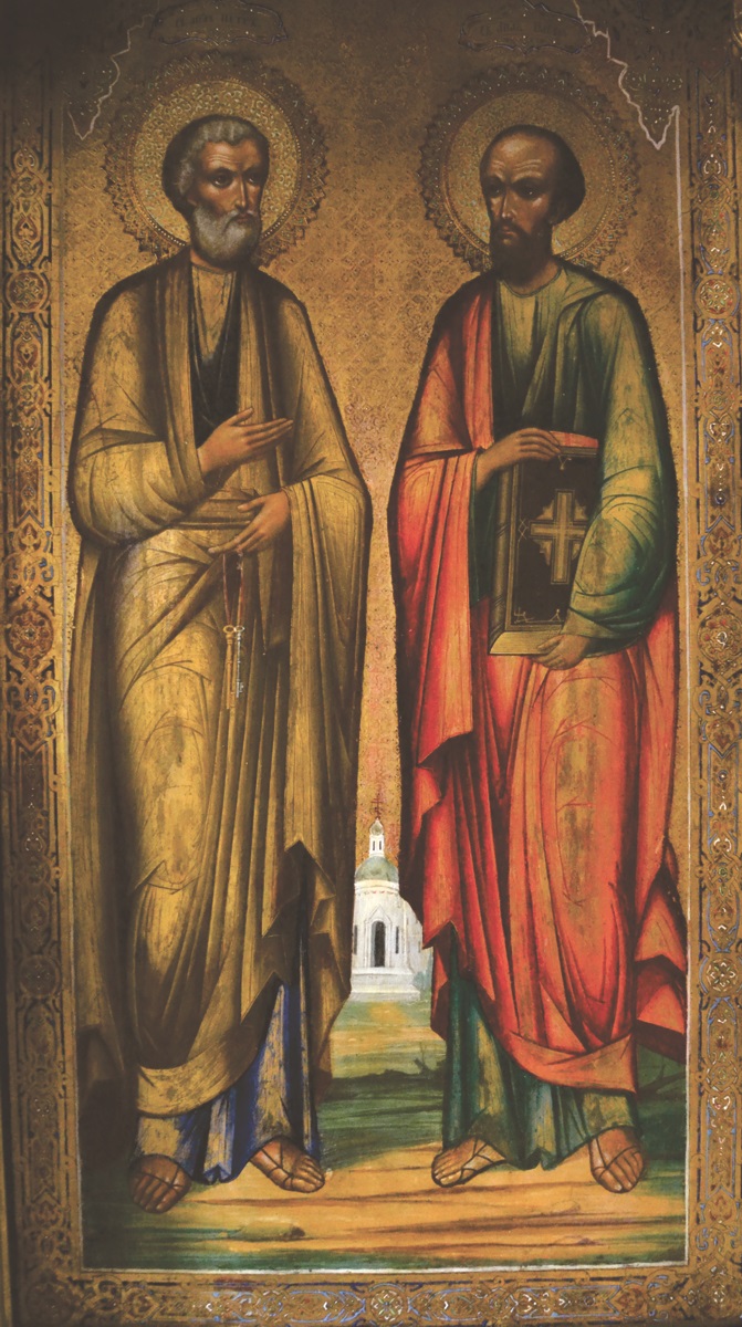 Икона святых первоверховных апостолов Петра и Павла.