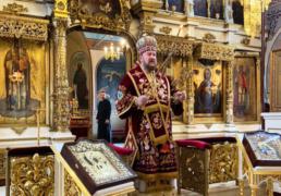 Божественная литургия в 6-ю неделю по Пасхе на Сербском подворье в Москве