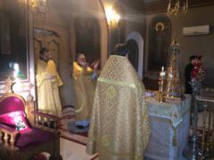 Божественная литургия в Неделю мясопустную на Сербском подворье в Москве