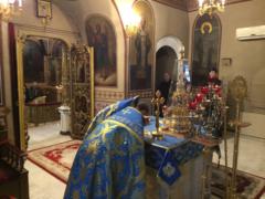 Божественная литургия в Неделю 37-ю по Пятидесятнице на Сербском подворье в Москве