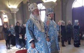 Епископ Моравичский Антоний совершил Литургию на подворье Русской Церкви в Белграде
