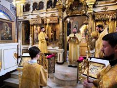 Божественная литургия в 14-ю неделю по Пятидесятнице на Сербском подворье в Москве