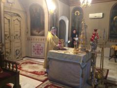 Божественная литургия в Неделю 36-ю по Пятидесятнице на Сербском подворье в Москве