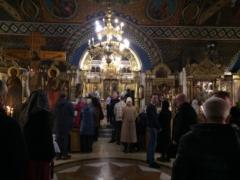 Божественная литургия в 22-ю неделю по Пятидесятнице на Сербском подворье в Москве