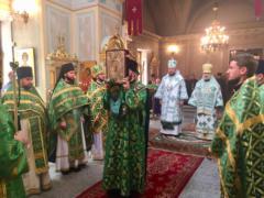 В день памяти преподобного Серафима Саровского епископ Моравичский Антоний служил на подворье Чешской Церкви в Москве