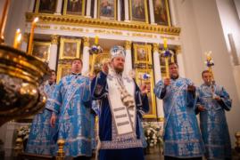 В канун празднования Казанской иконе Богородицы на месте обретения святыни совершено торжественное всенощное бдение