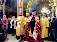 Божественная литургия в Неделю 19-ю по Пятидесятнице на Сербском подворье в Москве