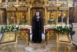 Божественная литургия в 4-ю неделю по Пасхе - о расслабленном, на Сербском подворье в Москве