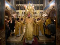 Божественная литургия в Неделю 29-ю по Пятидесятнице на Сербском подворье в Москве