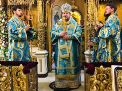 Божественная Литургия в день иконы Божией Матери «Троеручица» на Сербском подворье в Москве