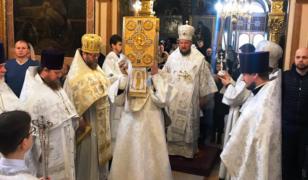 Божественная литургия в 32-ю неделю по Пятидесятнице на Сербском подворье в Москве