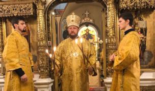 Божественная литургия в 28-ю неделю по Пятидесятнице на Сербском подворье в Москве