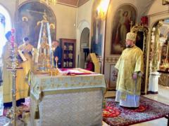 Божественная литургия в 8-ю неделю по Пятидесятнице на Сербском подворье в Москве