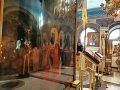 Божественная литургия в 2-ю неделю по Пасхе на Сербском подворье в Москве