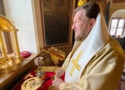 Божественная литургия в день юбилея епископа Моравичского Антония