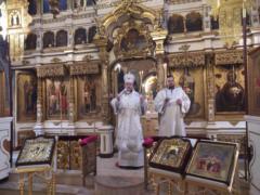 Божественная литургия в 7-ю неделю по Пасхе на Сербском подворье в Москве