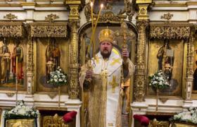 Божественная литургия в 19-ю неделю по Пятидесятнице на Сербском подворье в Москве