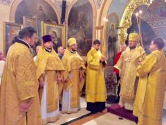 Божественная литургия в 22-ю неделю по Пятидесятнице на Сербском подворье в Москве