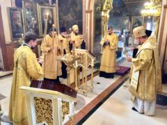 Праздник иконы Божией Матери Почаевской на Сербском подворье в Москве