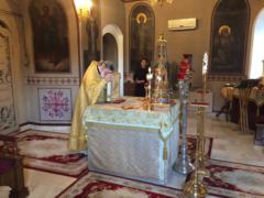 Божественная литургия в 10-ю неделю по Пятидесятнице на Сербском подворье в Москве