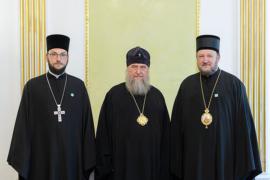 Встреча епископа Антония и митрополита Астанайского и Казахстанского Александра