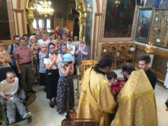 Божественная литургия в 9-ю неделю по Пятидесятнице на Сербском подворье в Москве