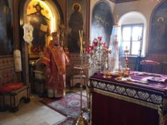 Божественная литургия в 5-ю неделю по Пасхе на Сербском подворье в Москве