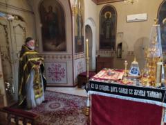 Литургия Преждеосвященных Даров во вторник Страстной седмицы на Сербском Подворье в Москве