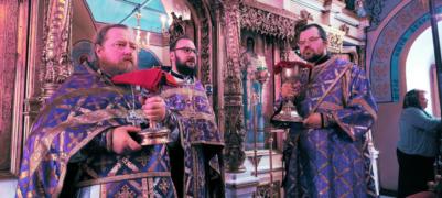 Божественная литургия в 2-ю Неделю Великого поста - Свт. Григория Паламы на Сербском подворье в Москве