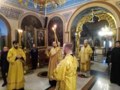 Божественная литургия в 12-ю годовщину интронизации Святейшего Патриарха Кирилла на Сербском подворье в Москве (фото)