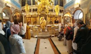 Божественная литургия в 7-ю неделю по Пятидесятнице на Сербском подворье в Москве